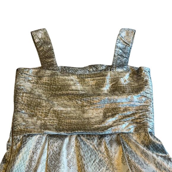Diane Von Furstenberg DVF Treenie Snake Print Mini Dress Silk Size 6 Women's - Picture 10 of 12